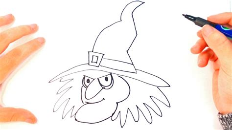 How To Draw A Witch Face Easy Trula Blanco