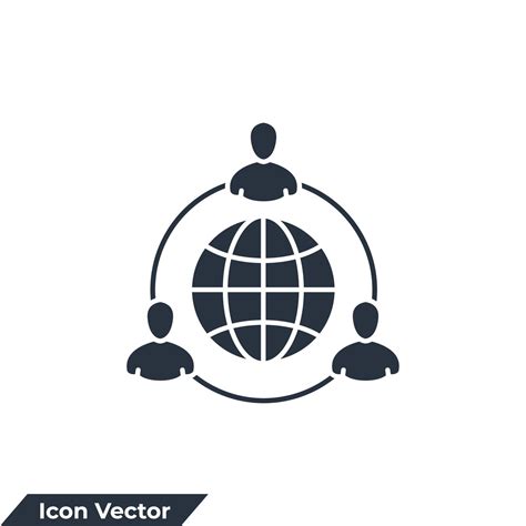 Outsource Icon Logo Vector Illustration Outsourcing Symbol Template