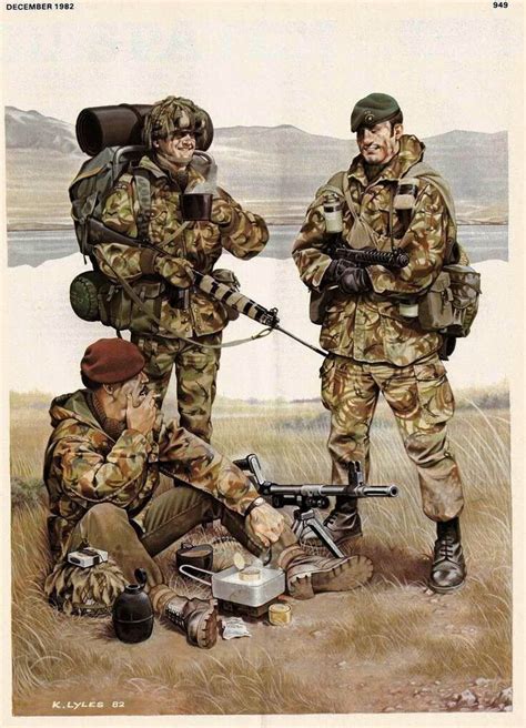 British Armed Forces The Falklands War 1982 British Army Uniform