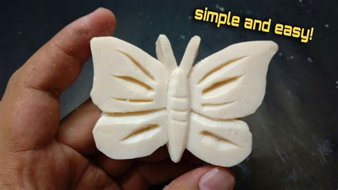 How To Make A Soap Carving Butterfly Perla Soap Youtube
