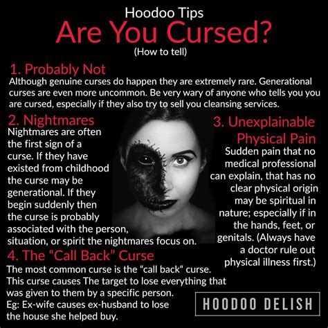 HOODOO TIPS: ARE YOU CURSED? ~*~ | Hoodoo spells, Witchcraft spell