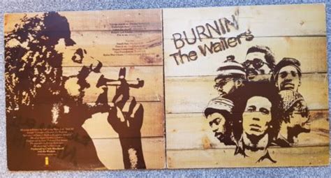 Burnin The Wailers And Bob Marleyretro Album Cover Poster Various