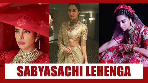Style This Gorgeous Sabyasachi Lehenga With A Classy Makeup Look Just