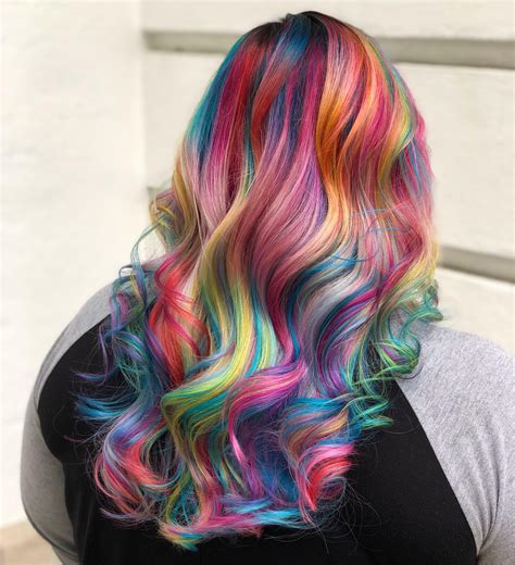 Happy Pride Month Tie Dye Rainbow Tie Dye Hair Rave Hair Hair Inspiration Color