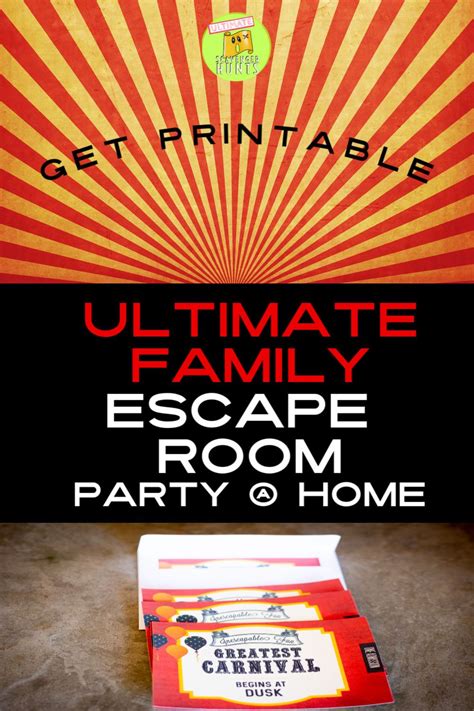 What are you waiting for? PRINTABLE Escape Room Birthday Party in 2020 | Escape room ...