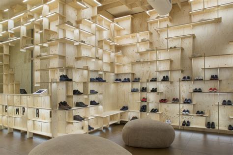 Design Ideas For Small Shoe Store The Camper Store Milano By Kengo