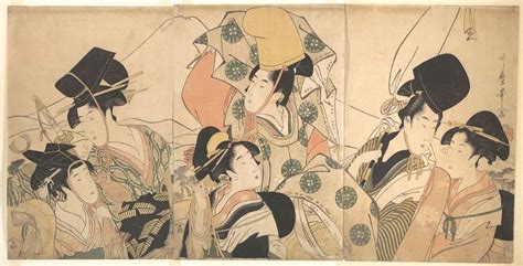 Kitagawa Utamaro Narihiras Journey To The East Japan Edo Period