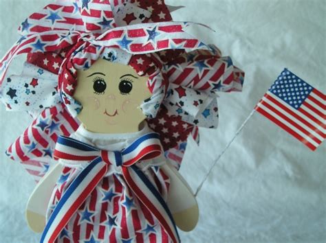 Scrap Babies American Pride Collection Doll By Thornberry And Thistle