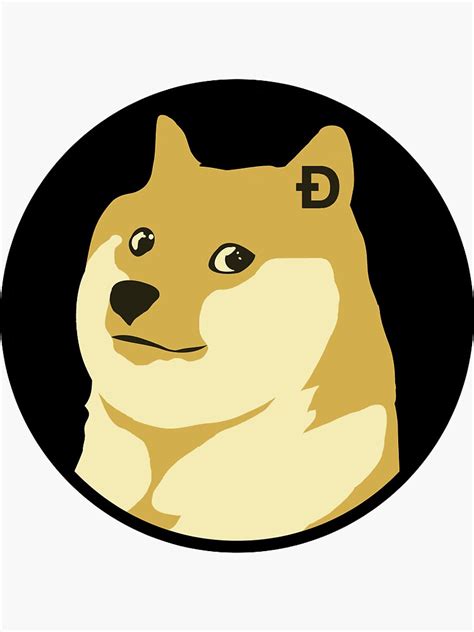 Doge Sticker Sticker For Sale By The Metaverse Redbubble