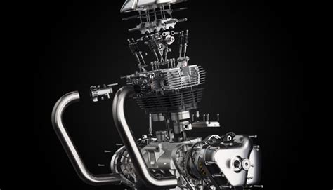 Royal Enfield 648cc Twin Engine Explode View Thrust Zone