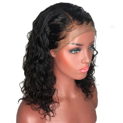 Buy 13x6 Deep Part Water Wave Short Bob Wig Lace Front