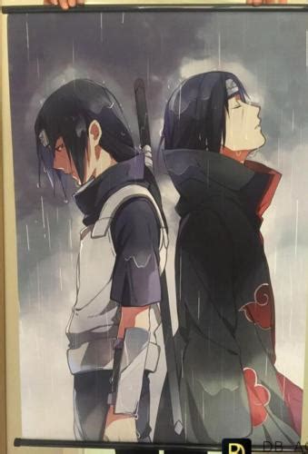 Anime Poster Naruto Uchiha Itachi Wall Scroll Printed Painting Home