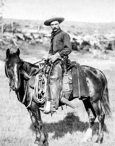 John Ch Grabill Photo The Cowboy Late 1800s Etsy Old West