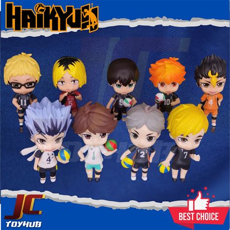 Haikyuu Action Figure 9 Styles Chibi Set Haikyuu Nendoroid Hinata