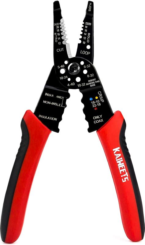 Kaiweets Wire Stripper 10 22 Awg Wire Splicer Cable Stripper