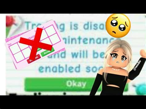 Cannot join the roblox error code 610 could be due to the roblox servers being down. Trading Disabled in adopt me 😢😢😢😓😭😭 (ROBLOX) - YouTube
