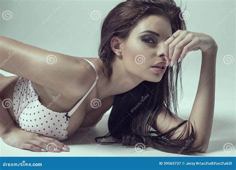 Alluring Woman Stock Image Image Of People Brunette