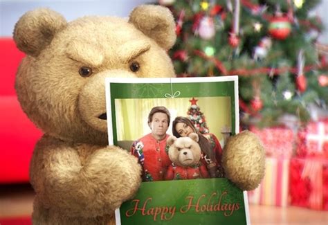 Ted Christmas Card Ted Bear Cute Teddy Bears Ted Movie