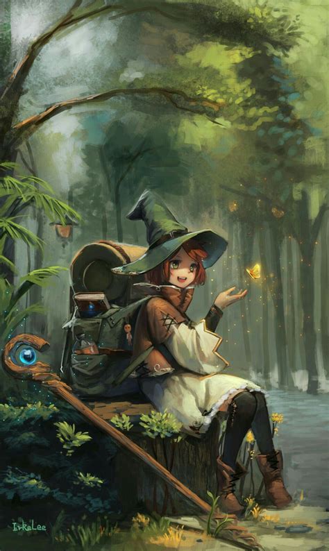 A Sweet Level 2 Druid Art And Illustration Character Illustration