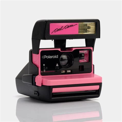 polaroid 600 cool cam 90s pink instant film camera retrospekt