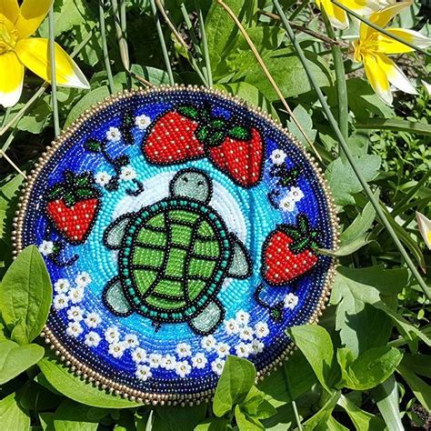Pin By Rich Tobin On Beadwork With Images Turtle Crafts Seed Bead