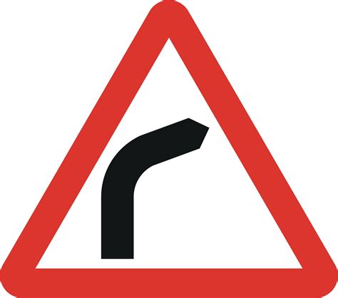 Bend Ahead Right Road Sign Uk Delivery Hirst Signs