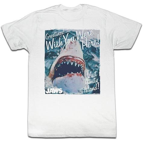 Jaws Mens Greetings T Shirt Men08087 1790 T Shirt Shirts