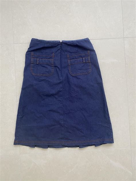 Midi Maxi Denim Skirts Women S Fashion Bottoms Skirts On Carousell