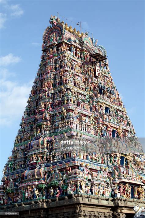 Kapaleeshwarar Temple Mylapore Chennai Tamil Nadu India High Res Stock