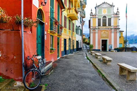 Santa Margherita Staden Alla Passerar Men Få Besöker Italien