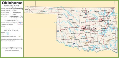 Oklahoma Highway Map