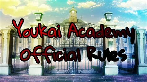 Youkai Academy Official Rules Youkai Academy Amino