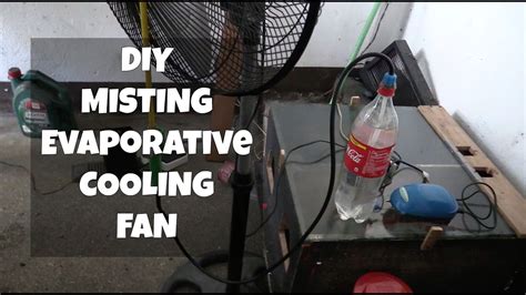 Some systems require a mid / high pressure pump which you can find here. DIY evaporative misting cooler fan - YouTube