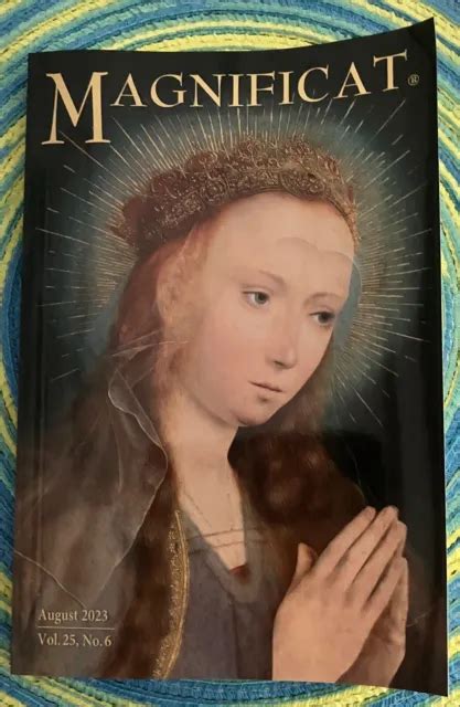 Prayer Bookbooklet Magnificat August 2023 It Has The Order Of