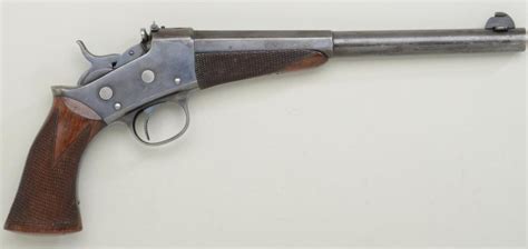 Remington Model 1901 Target Single Shot Rolling Block Pistol 22lr Cal