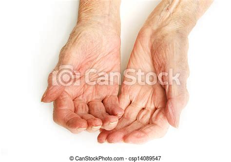 Old Ladys Hands Open My Mother At 90 Years Old With Arthritic Hands