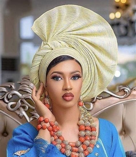 Africa Party Gold Nigeria Gele Headtie Hat Aso Oke Etsy African Head Dress African Hair
