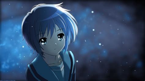 Anime Winter Nagato Yuki The Melancholy Of Haruhi Suzumiya