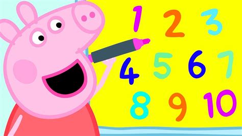 Learn Numbers With Peppa Pig And Friends Youtube