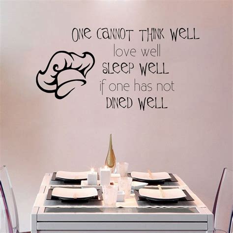 Epic 35 Most Creative Dining Room Wall Quotes Ideas For Amazing Home