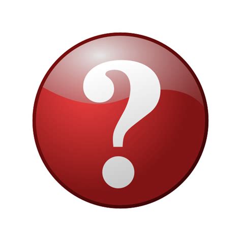 Red Question Mark Sign Vector Image Free Svg
