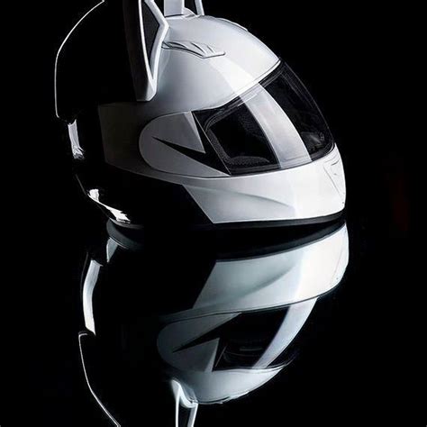 You are good to go with you very own cat ear motorcycle helmet! Cat Ear Motorcycle Helmets | Motorcycle helmets, Helmet ...