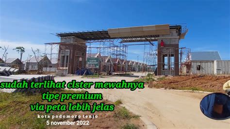 Update Pembangunan Kota Podomoro Tenjo Tipe Premium Cluster Burgundy Citrus Dan Ruko Agatis