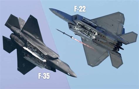 F 22 Vs F 35 Ultimate Comparison Of The Two Most Capable Aircraft In