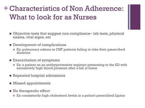 Ppt Promoting Medication Adherence The Nursing Role