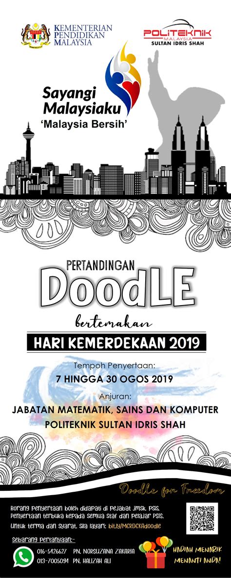 Google doodle hari kemerdekaan ri 2020. Poster Kemerdekaan Malaysia 2019 - Doni Gambar