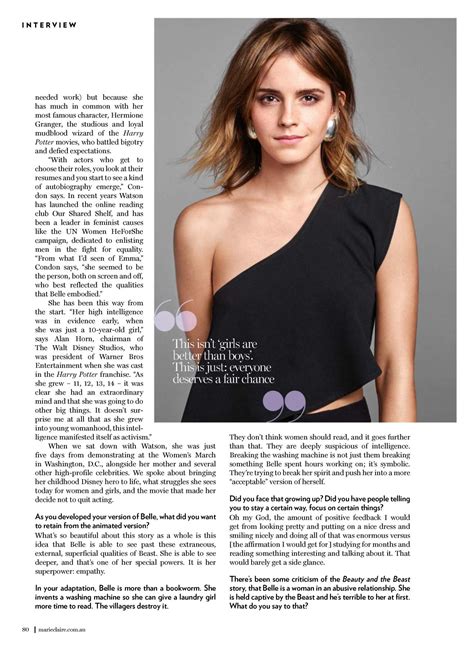 Emma Watson Marie Claire Magazine Australia May 2017 Issue