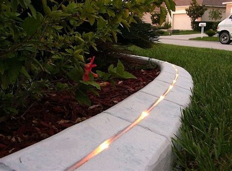 When woven wood is used as a garden edge, it can create a beautiful and nuanced effect. diy poured concrete edging - Google Search | Concrete garden edging, Concrete garden, Landscape ...