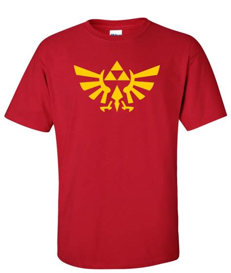 Zelda Tri Force Pyramid Eagle Logo Graphic T Shirt Supergraphictees