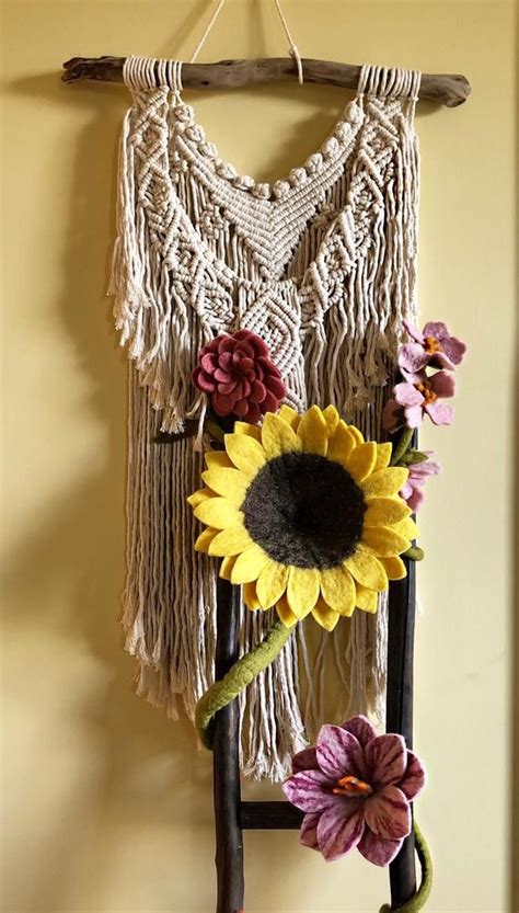 Check out our decor boho selection for the very best in unique or custom, handmade pieces from our wall etsy uses cookies and similar technologies to give you a better experience, enabling things like Handmade Decorative Wool Sunflowers Nursery Decor Boho ...